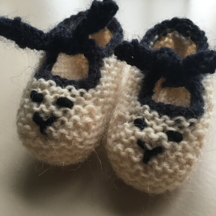 Little Lamb Bootees #3
