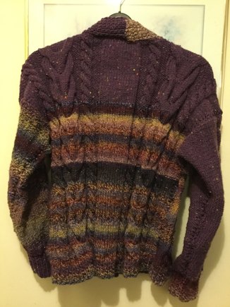 Ladies Aran cardigan #5