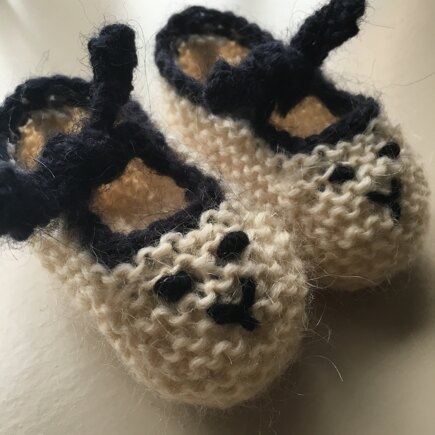 Little Lamb Bootees #4