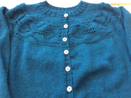 Lush, Lacey yoked cardigan #5