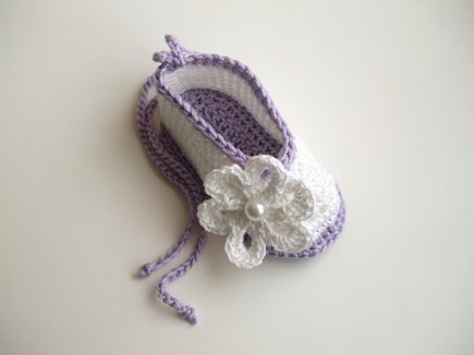 Flower baby slippers #2