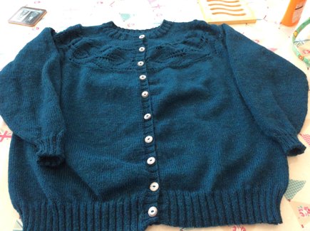 Lush, Lacey yoked cardigan #6