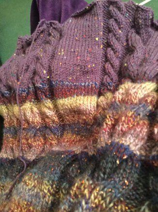 Ladies Aran cardigan #4
