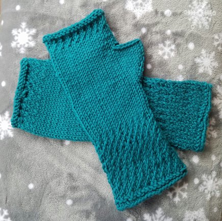 Honeycomb Wristwarmers for Katie #2