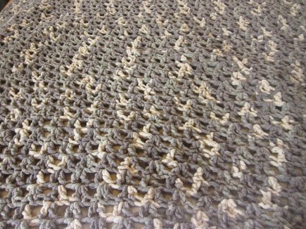 Bernat Easy Peasie Blanket #2