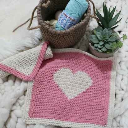 Heart Dishcloth