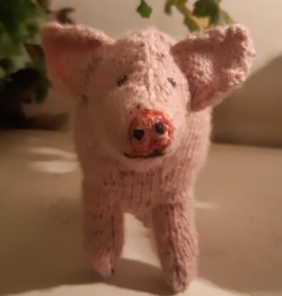 Flying Christmas pig