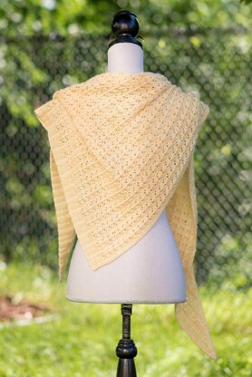 Vertical Sunshine Shawl