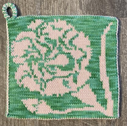 Carnation Potholder