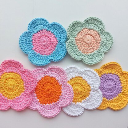 Flower Coasters