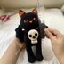 Bat Cat With Skull Amigurumi
