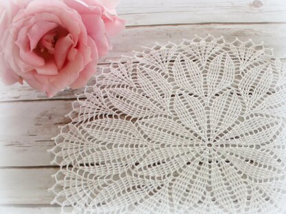 Spring Leaves Doily