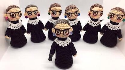 Ruth bader ginsburg hot sale crochet doll pattern