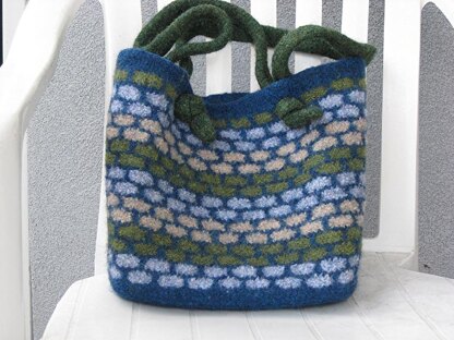 Felted Slip Stitch Tote