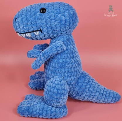 Tom the T-Rex - UK Terminology - Amigurumi