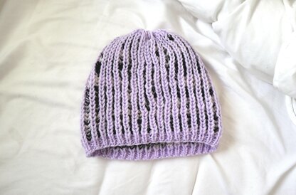 Two Color Fisherman's Rib Beanie