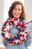 Hang with Pride Wreath in Red Heart Boutique Sashay and Super Saver Economy Solids - LW4752 - Downloadable PDF