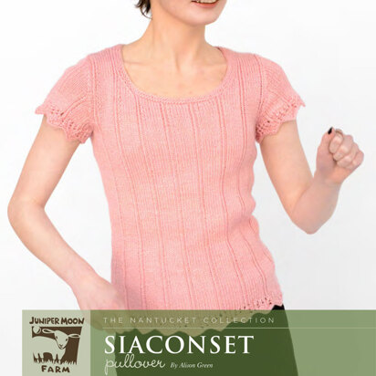 Siaconset Pullover in Juniper Moon Findley DK - Downloadable PDF