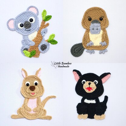 Australian Animals Applique Set