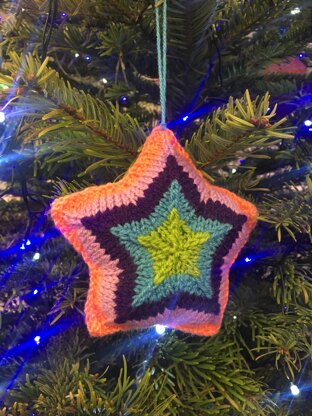 Paintbox Star for the Christmas Tree