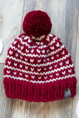 Valentine Fair Isle Hat