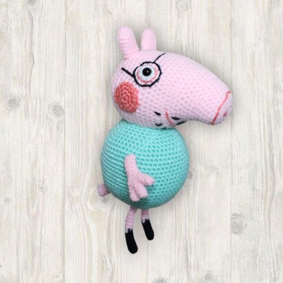 Daddy Pig Crochet Pattern