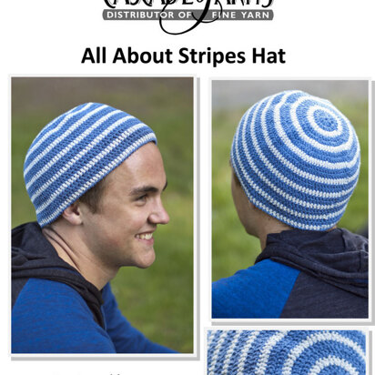 All About Stripes Hat in Cascade Fixation - DK330