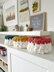 Mini Crochet Color Block Basket 107
