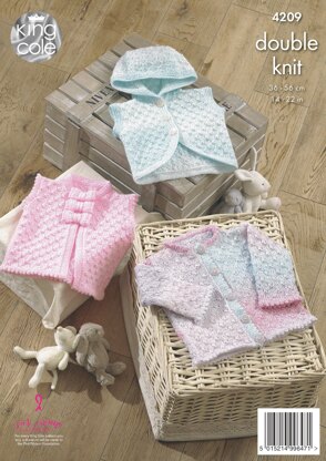 Baby Set in King Cole DK - 4209 - Downloadable PDF