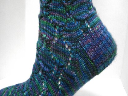 Blue hawaii socks