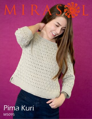 Textured Sweater in Mirasol Pima Kuri - M5095