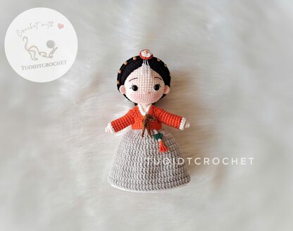 Korean couple doll