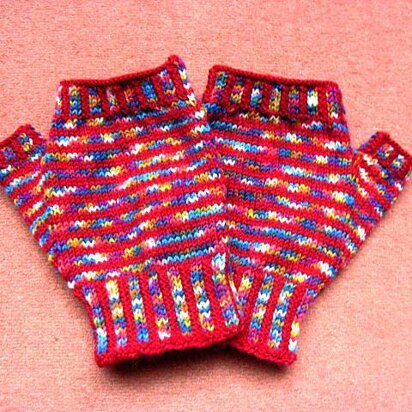 Rainbow mitts