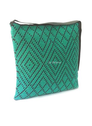 Mixed Diamonds Tapestry Crochet Bag Pattern