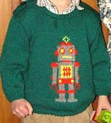 Robot Toy Sweater