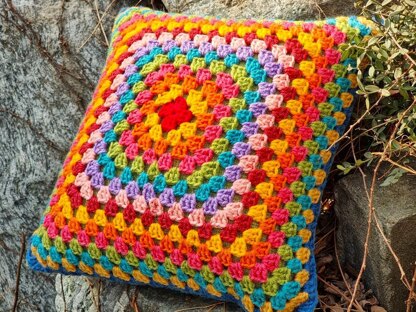 Happy Spring Granny Cushion