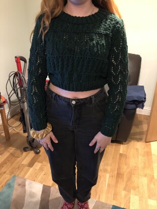 Cropped Lacy jumper