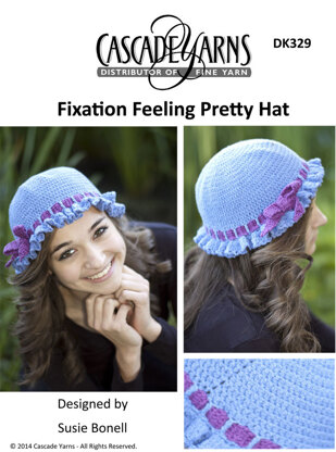 Feeling Pretty Hat in Cascade Fixation - DK329