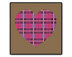 Plaid Heart - PDF Cross Stitch Pattern