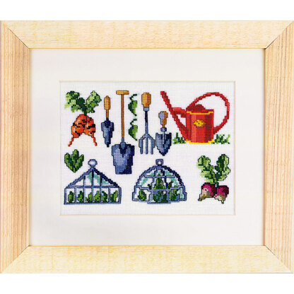 Permin Garden Picture Cross Stitch Kit