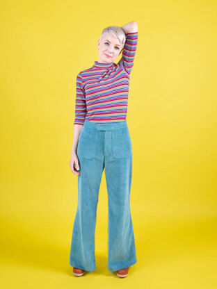 Tilly And The Buttons Jessa Trousers and Shorts Sewing Pattern 1025 - Paper Pattern, Size UK 6-20 / EUR 34-48