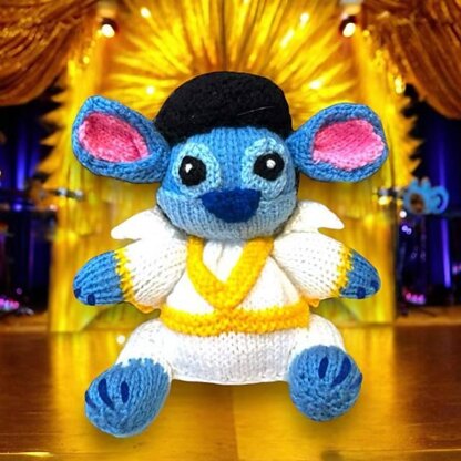 Elvis Stitch inspired choc orange cover / toy