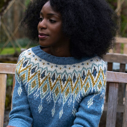 Seacross Sweater in The Fibre Co. Lore - Downloadable PDF