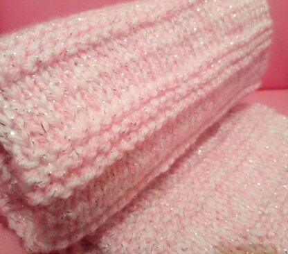 Princess Sparkle Stripes Baby Blanket - Easy