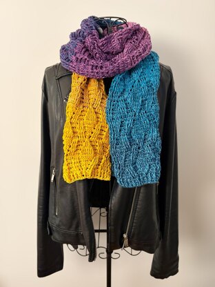 Scarf and Folding Scarf "Syke"