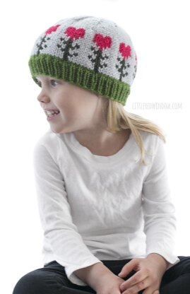 Heart Flowers Hat