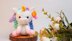 Rainbow unicorn amigurumi crochet pattern