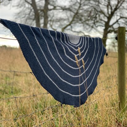 Lunar Ripples Shawl