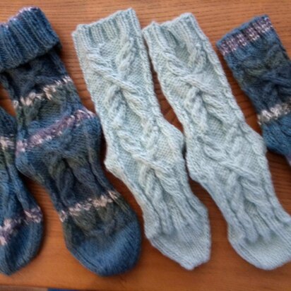 Wheatsheaf Aran Socks