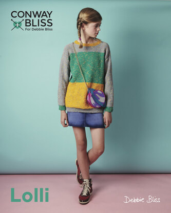 Colour Block Sweater in C+B Lolli
